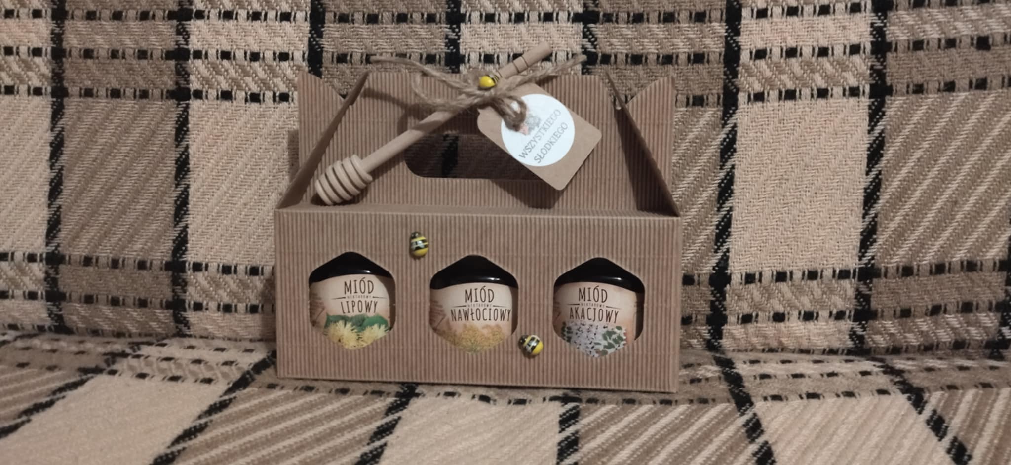 Zestaw 3 miodów